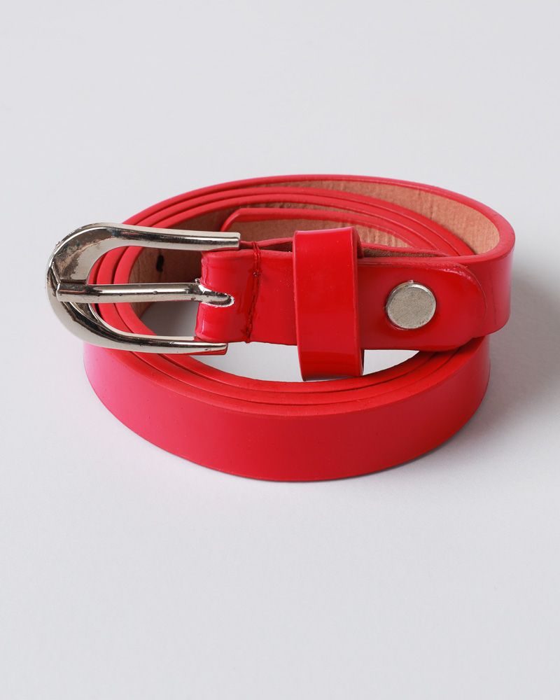 Shiny Red Belt